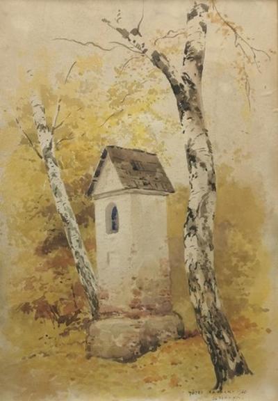 Kapliczka w Olszance, 1928