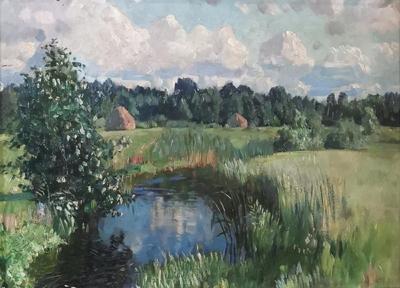 Pejzaż z okolic Puszczy Świsłockiej, przed 1928