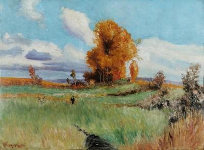 Spacer wśród łąk, 1921
