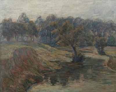 Pejzaż nad Czarną, 1957