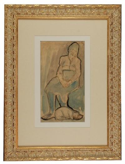 Kobieta z kotem, 1949