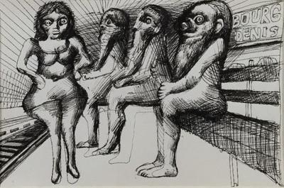 Na stacji metra - Starabourg-Saint-Denis, 1969