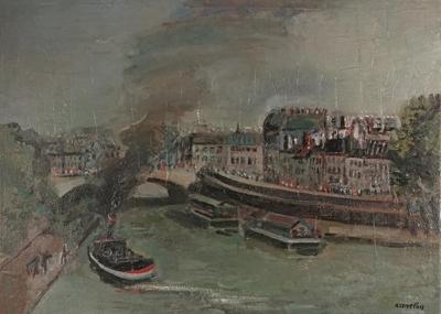 Pont Saint Michel w Paryżu