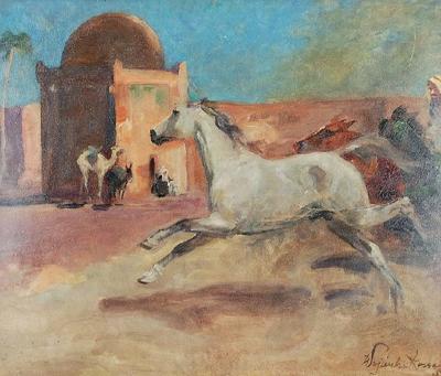 Arab - Rozpędzony koń, 1936