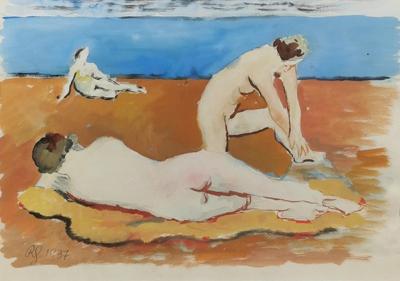 Kobiety na plaży, 1937