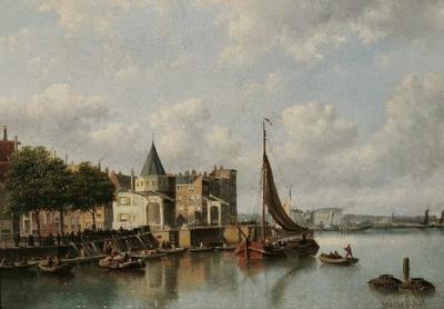 Nabrzeże w Amsterdamie