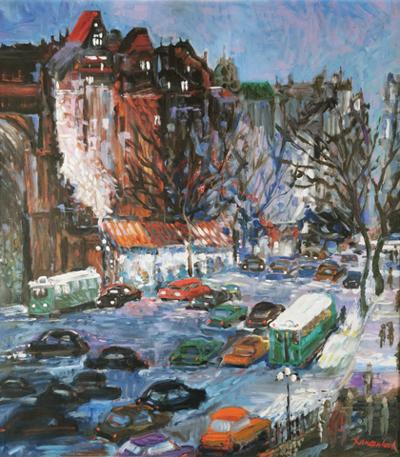 Rue Saint Denis o zmierzchu, 1996