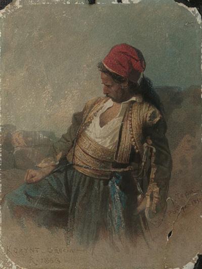Grek z Koryntu, 1858