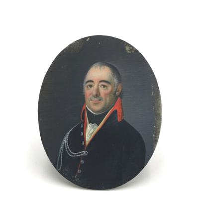 Portret mężczyzny w mundurze - miniatura