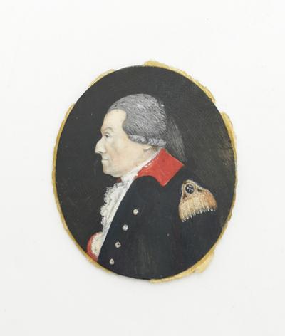 Portret mężczyzny z profilu - miniatura