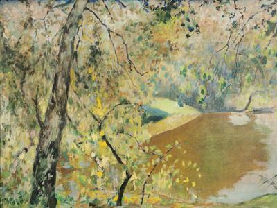 Drzewa nad rzeką, 1930