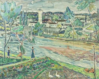 Pejzaż z nad Pilicy, 1955