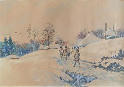 Zimową porą, 1928