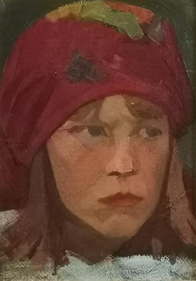 Portret dziewczynki w berecie, 1937
