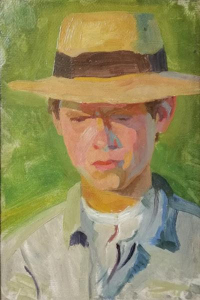 Portret młodzieńca w kapeluszu, 1937