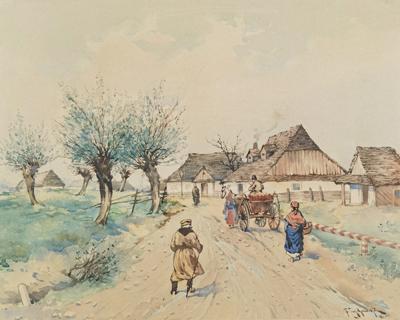 W drodze do miasta, 1896