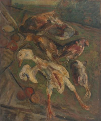 Martwa natura z ptactwem