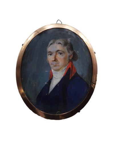 Portret mężczyzny - miniatura