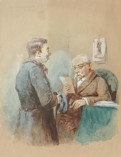 Dostarczono list, 1895