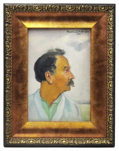Autoportret z profilu, 1920