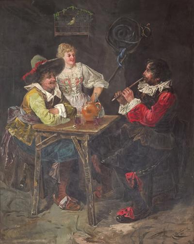 Scena rodzajowa we wnętrzu, 1901
