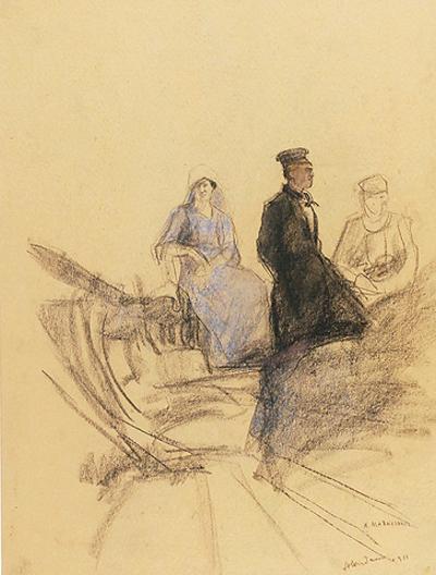 Trzy postacie, 1911