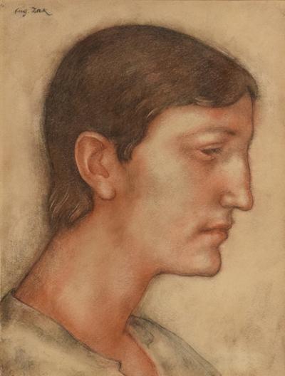 Portret mężczyzny z profilu, ok. 1920