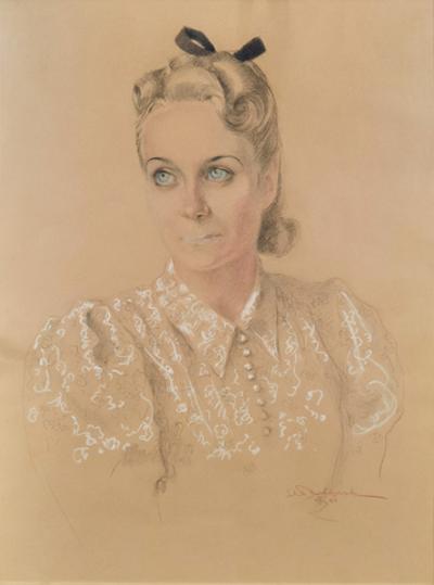 Portret pani K., 1940