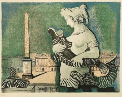 Plac de la Concorde w Paryżu,1955