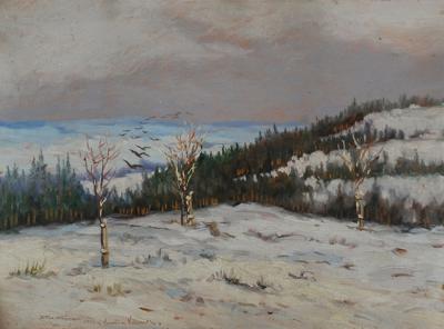 Pejzaż zimowy, 1927