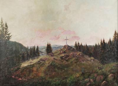 Krzyż w Karkonoszach