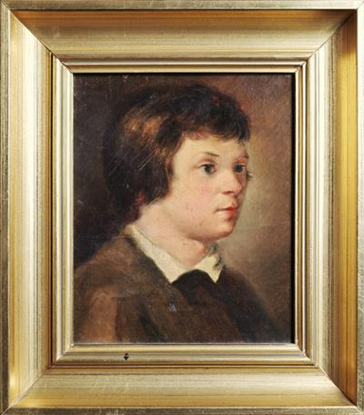 Portret chłopca z białym kołnierzykiem, 1865