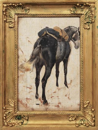 Studium konia, ok. 1890