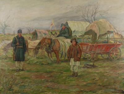 Polowy punkt sanitarny wojsk austrowęgierskich, 1915