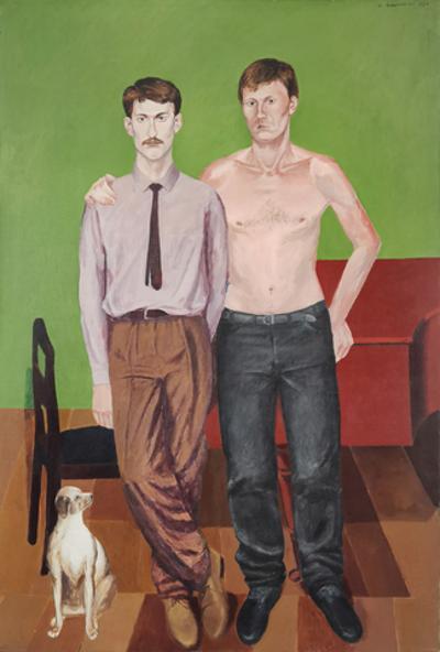 Scena domowa z pieskiem, 1984