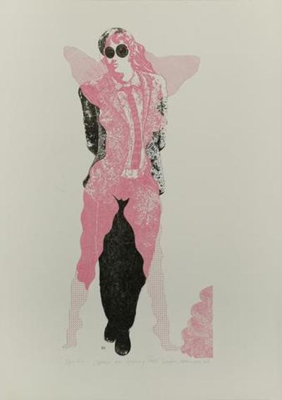 Spacer na różowej łące, 1968