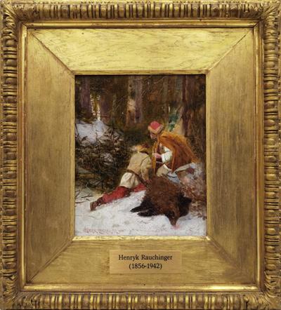 Polowanie na dzika, 1891