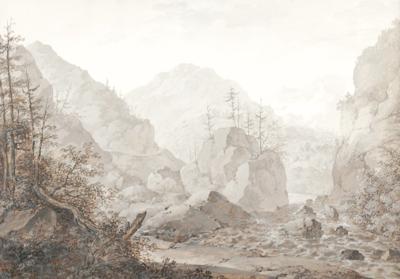 Pejzaż górski z potokiem, 1829
