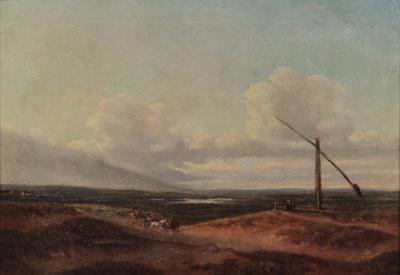 Pejzaż ze studnią z żurawiem, 1885