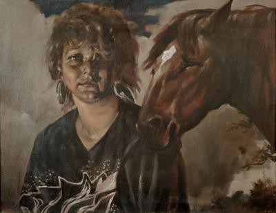 Dziewczyna namiętna z ognistym koniem, 1988