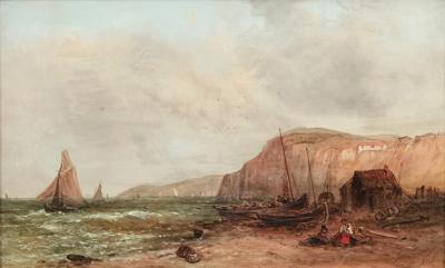 Pejzaż ze sztafażem, 1880