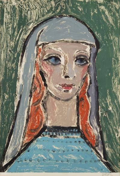 Portret kobiety, lata 60. XX w.