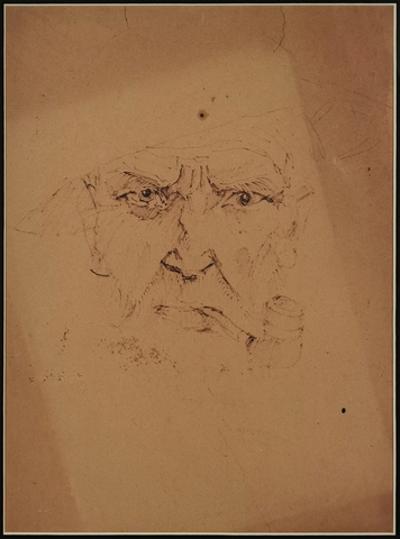 Portret mężczyzny z fajką