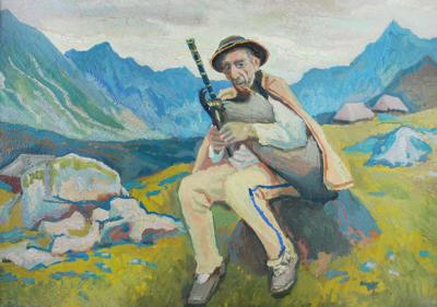Dudziarz podhalański Stanisław Budz-Lepsiok "Mróz" (1858-1943).