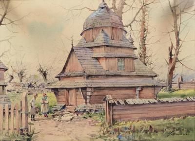 Drewniany kościółek