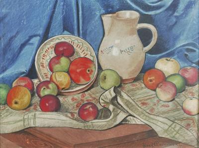 Martwa natura z jabłkami, 1933