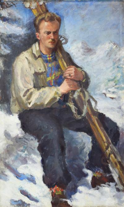 Portret narciarza, ok. 1930