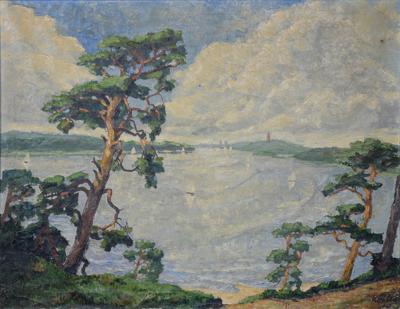 Sosny nad jeziorem, 1947