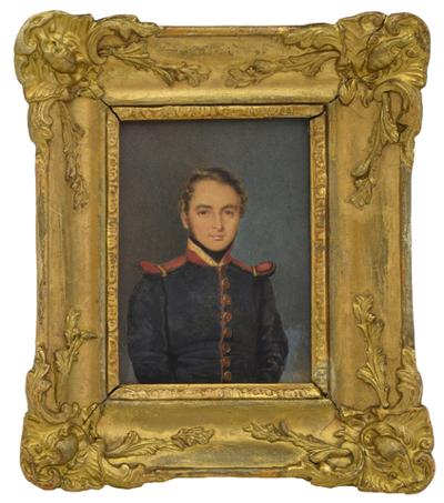 Portret mężczyzny w mundurze - miniatura