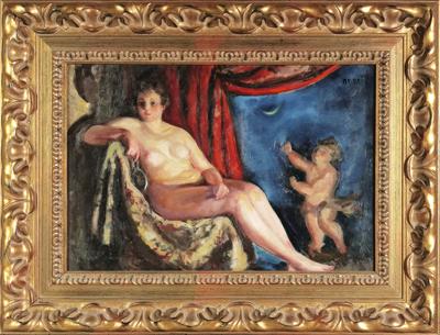 Wenus i Amor z Księżycem, 1919